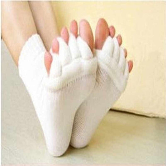 1Pair Foot Massager Socks Finger Separator Massage Sleeping Health Foot